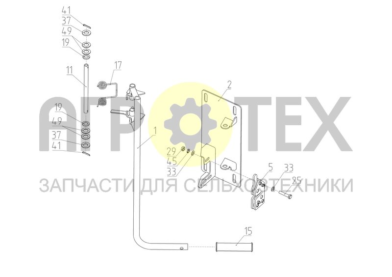 Чертеж Замок (154.55.05.020)